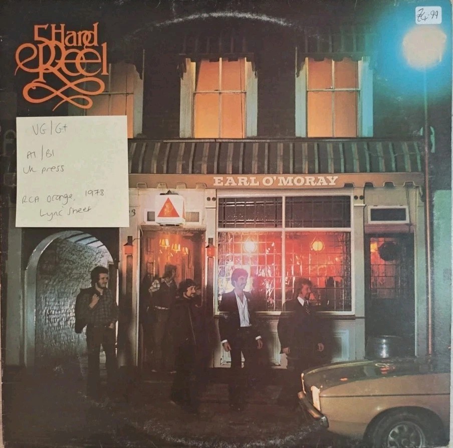 Five Hand Reel Earl O'Moray Vinyl Record VG/G+ SPL251501 1978 sleeve Five Hand Reel Earl O'Moray Vinyl Record VG/G+ SPL251501 1978 sleeve