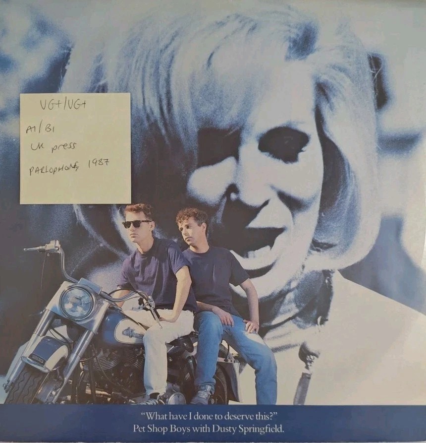 Pet Shop Boys & Dusty Springfield What Have I Done Vinyl Record VG+/VG+ 12R6163 sleeve Pet Shop Boys & Dusty Springfield What Have I Done Vinyl Record VG+/VG+ 12R6163 sleeve