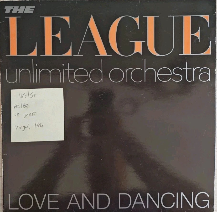 The League Unlimited Orchestra Vinyl Record LP VG/G+ OVED 6 1982 sleeve The League Unlimited Orchestra Vinyl Record LP VG/G+ OVED 6 1982 sleeve