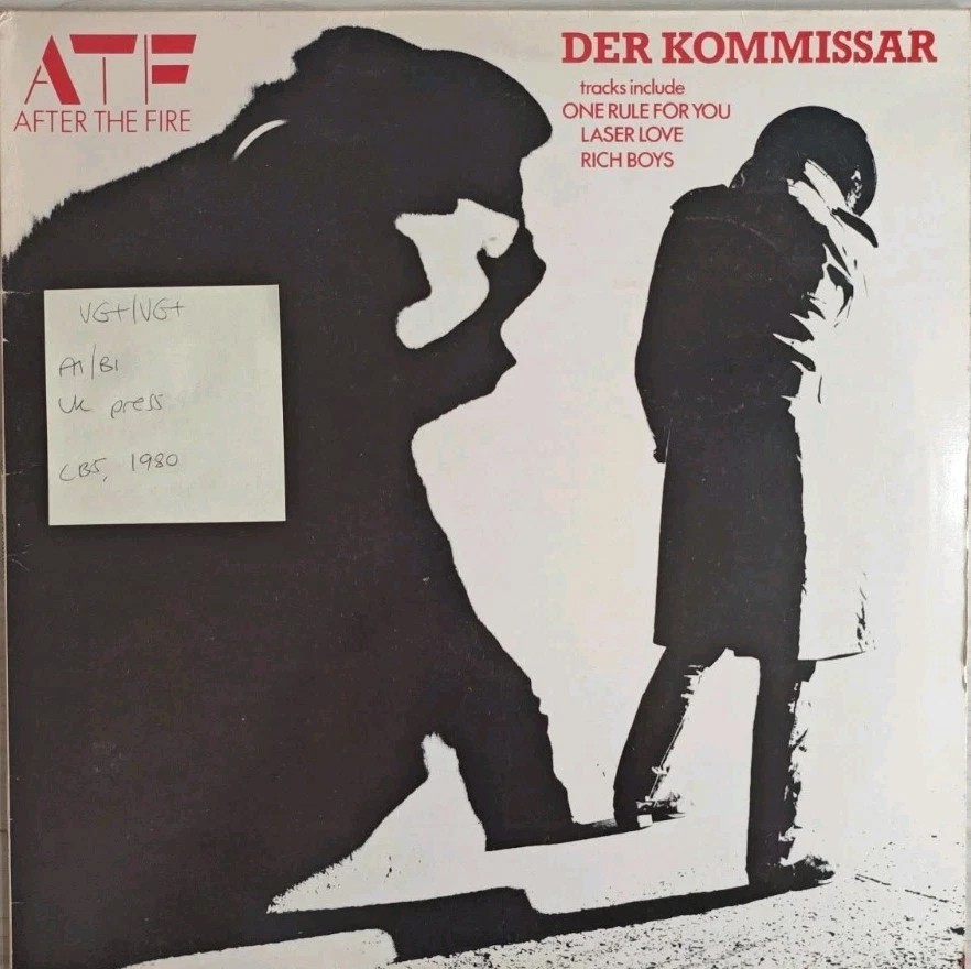 ATF Der Kommissar (Specially Extended Remix Version) Vinyl Record VG+/VG A132399 sleeve ATF Der Kommissar (Specially Extended Remix Version) Vinyl Record VG+/VG A132399 sleeve