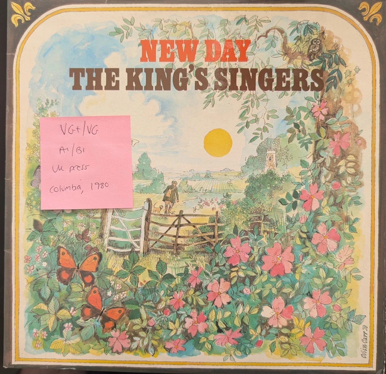 The King's Singers New Day Vinyl Record LP VG+/VG SCX 6629 1980 sleeve The King's Singers New Day Vinyl Record LP VG+/VG SCX 6629 1980 sleeve
