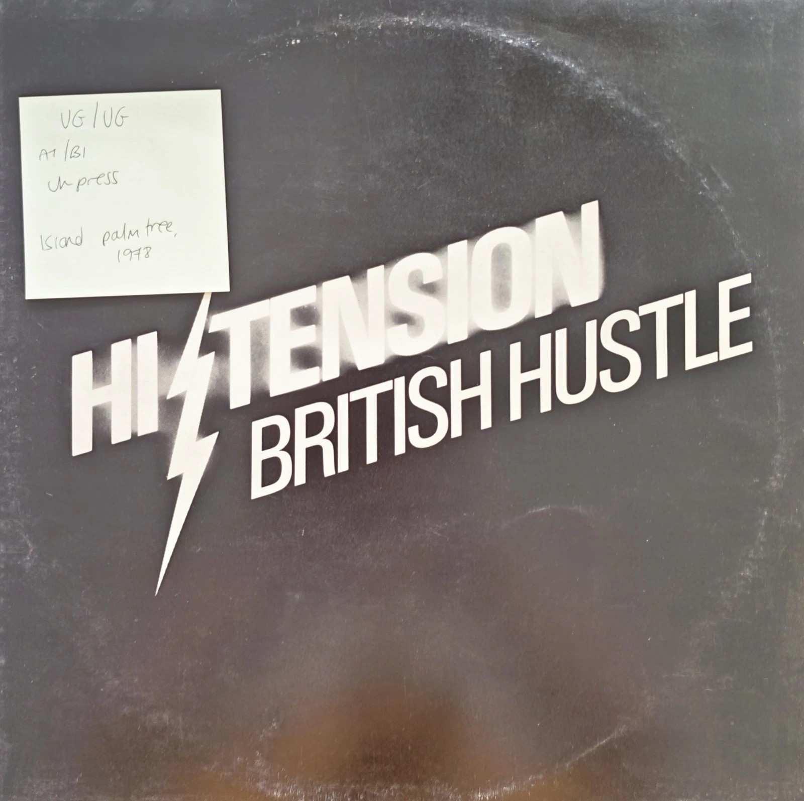 Hi Tension British Hustle Peace On Earth Vinyl Record 12" VG/VG 12WIP 6446 1978 sleeve Hi Tension British Hustle Peace On Earth Vinyl Record 12" VG/VG 12WIP 6446 1978 sleeve