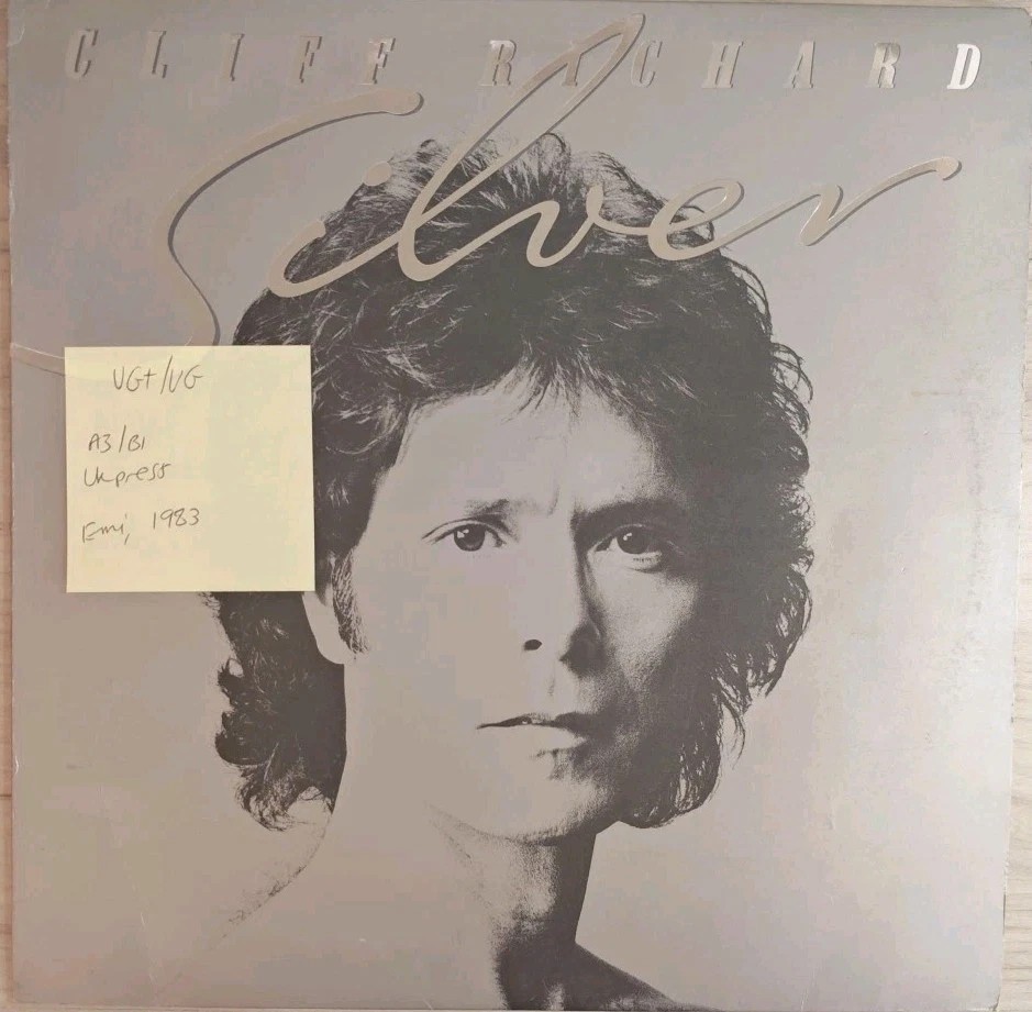 Cliff Richard Silver Vinyl Record LP VG+/VG EMC 107787 1983 sleeve Cliff Richard Silver Vinyl Record LP VG+/VG EMC 107787 1983 sleeve
