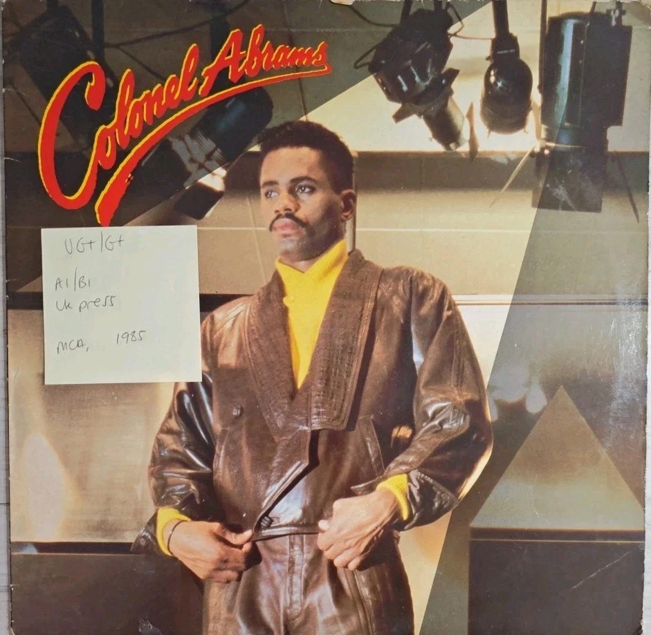 Colonel Abrams Self Titled Vinyl Record LP VG+/G+ MCG6001 1985 sleeve Colonel Abrams Self Titled Vinyl Record LP VG+/G+ MCG6001 1985 sleeve