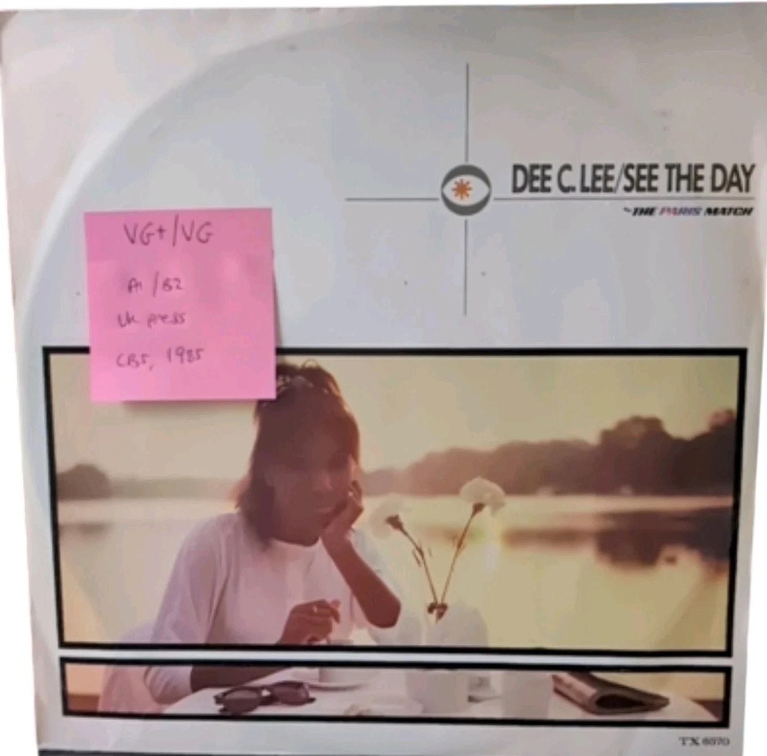 Dee C. Lee See The Day Vinyl Record 12" VG+/VG TX 6570 1985 vinyl record sleeve Dee C. Lee See The Day Vinyl Record 12" VG+/VG TX 6570 1985 vinyl record sleeve