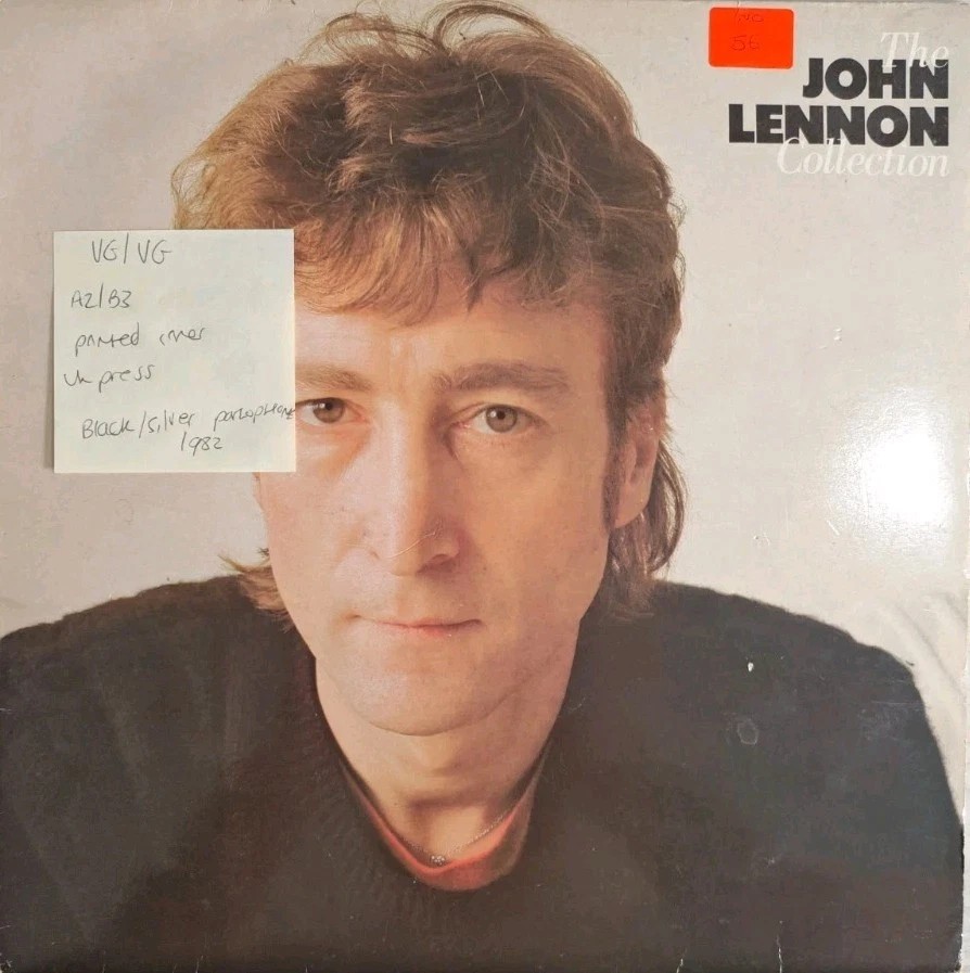 John Lennon The Collection Vinyl Record LP VG/VG EMTV37 1982 sleeve John Lennon The Collection Vinyl Record LP VG/VG EMTV37 1982 sleeve