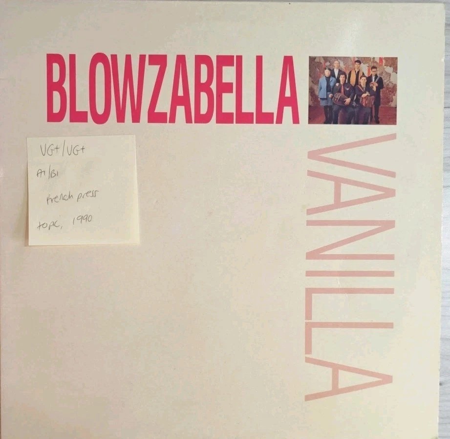 Blowzabella Vanilla Vinyl Record LP VG+/VG+ SPD1028 1990 sleeve Blowzabella Vanilla Vinyl Record LP VG+/VG+ SPD1028 1990 sleeve