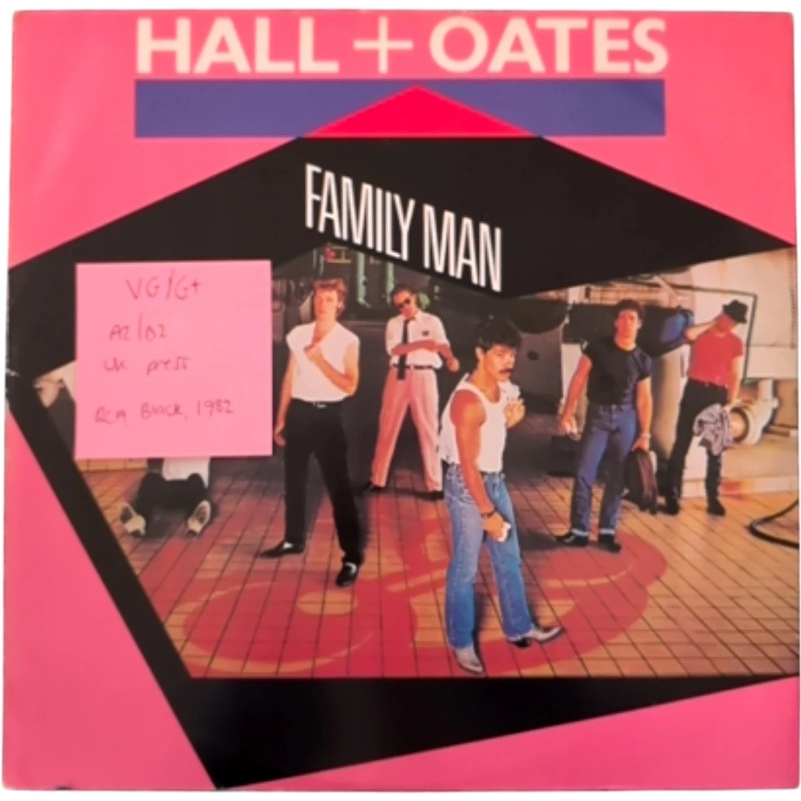Hall & Oates Family Man Vinyl Record 12" VG/G+ RCAT323 1982 sleeve Hall & Oates Family Man Vinyl Record 12" VG/G+ RCAT323 1982 sleeve