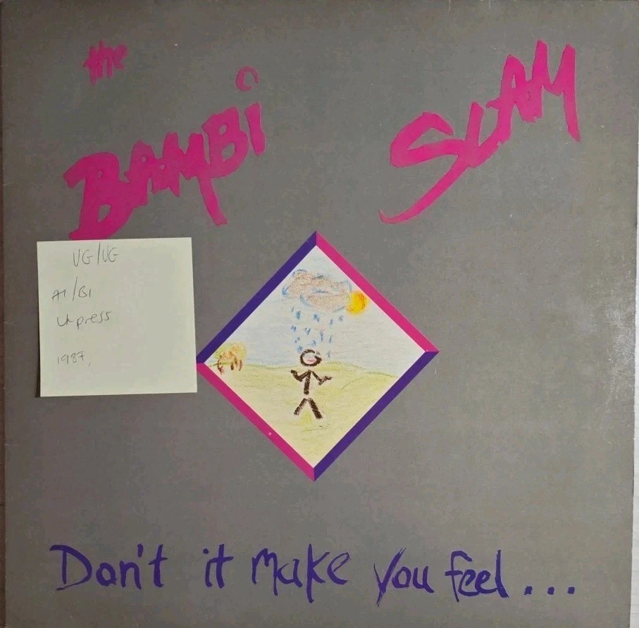 Bambi Slam Don't It Make You Feel Vinyl Record 12" VG/VG 12PROD8 1987 sleeve Bambi Slam Don't It Make You Feel Vinyl Record 12" VG/VG 12PROD8 1987 sleeve
