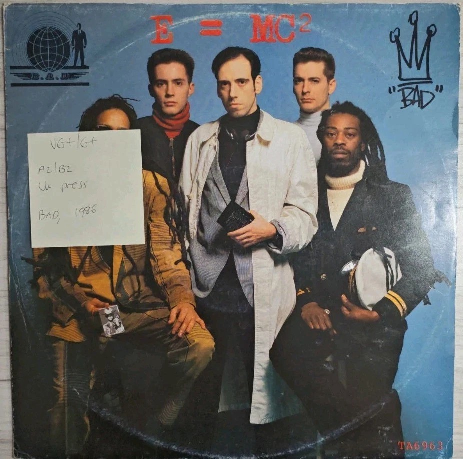 Big Audio Dynamite E = MC² Vinyl Record 12" VG+/G+ TA6963 1985 sleeve Big Audio Dynamite E = MC² Vinyl Record 12" VG+/G+ TA6963 1985 sleeve