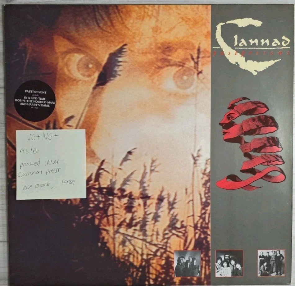 Clannad Past Present Vinyl Record LP VG+/VG+ PL74074 sleeve Clannad Past Present Vinyl Record LP VG+/VG+ PL74074 sleeve