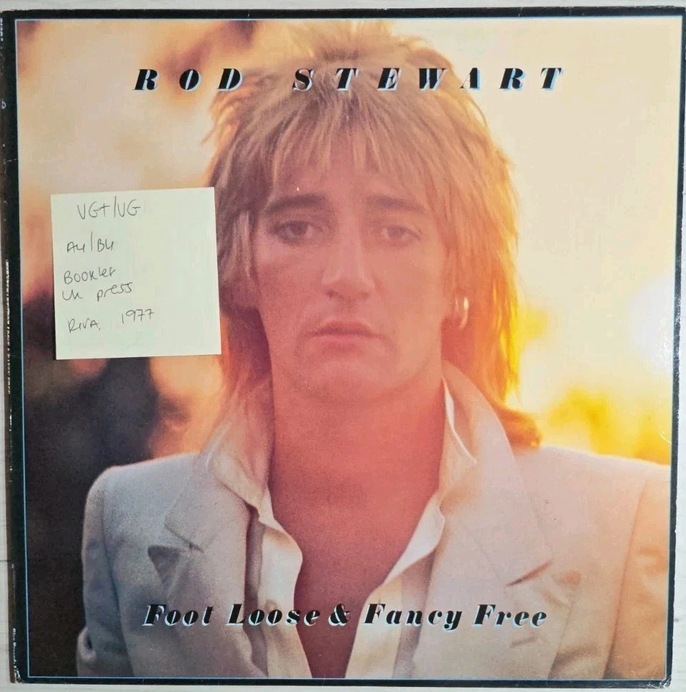 Rod Stewart Foot Loose & Fancy Free Vinyl Record VG+/VG RVLP3 1977 sleeve Rod Stewart Foot Loose & Fancy Free Vinyl Record VG+/VG RVLP3 1977 sleeve