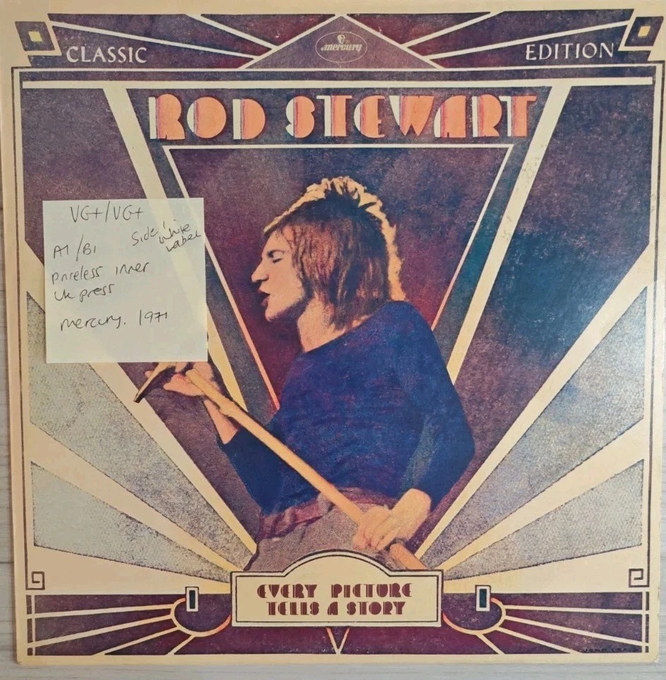 Rod Stewart Every Picture Tells A Story Vinyl Record LP VG+/VG+ PRICE 15 1971 sleeve Rod Stewart Every Picture Tells A Story Vinyl Record LP VG+/VG+ PRICE 15 1971 sleeve