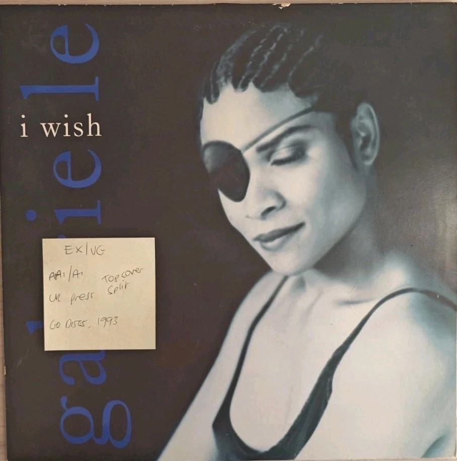 Gabrielle I Wish Vinyl Record EX/VG GODX107 1993 sleeve Gabrielle I Wish Vinyl Record EX/VG GODX107 1993 sleeve