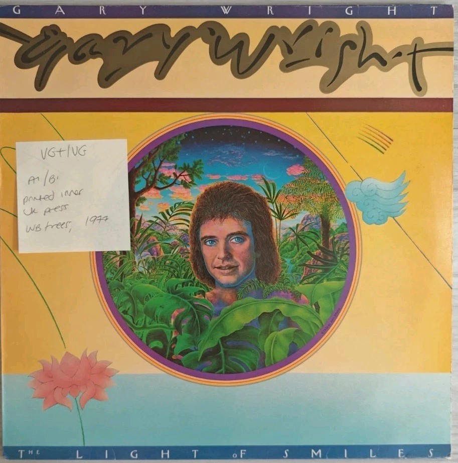 Gary Wright The Light of Smiles Vinyl Record LP VG+/VG K56278 1977 sleeve Gary Wright The Light of Smiles Vinyl Record LP VG+/VG K56278 1977 sleeve