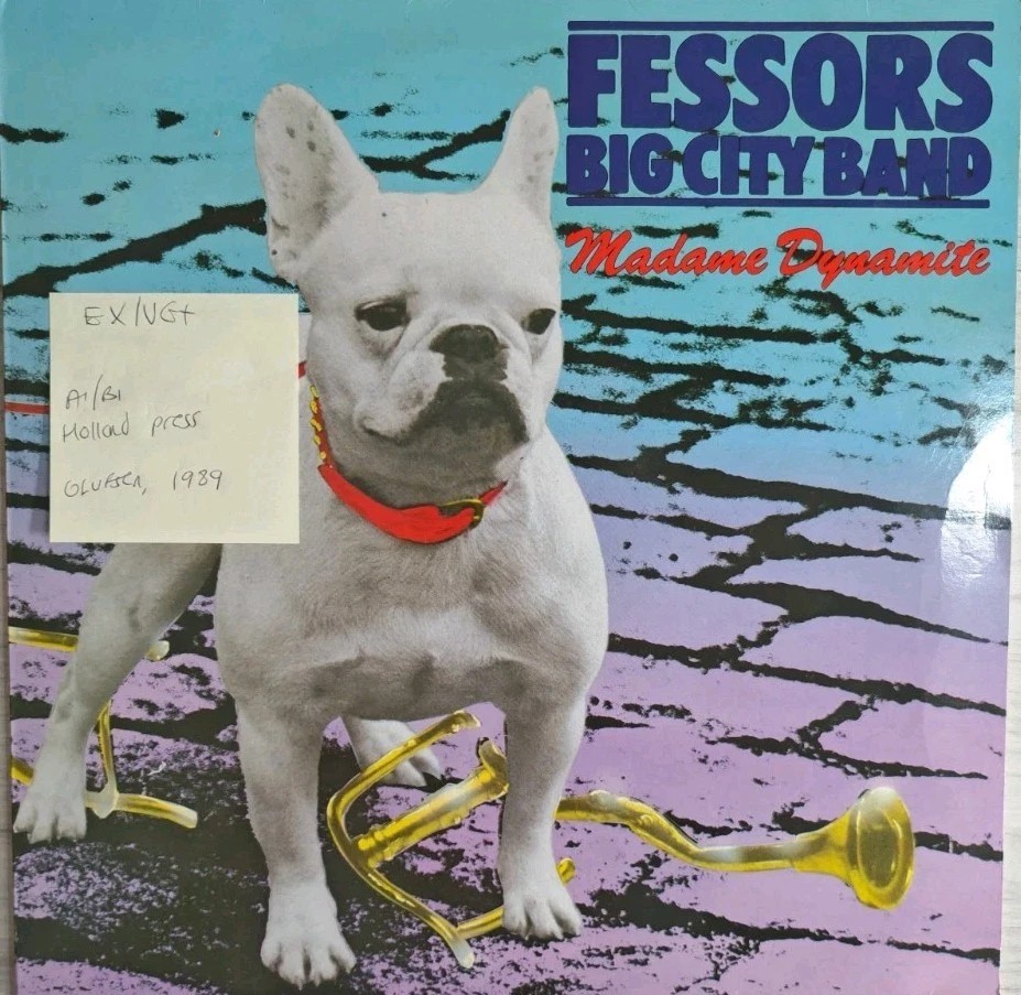 Fessors Big City Band Madame Dynamite Vinyl Record EX/VG+ DPC5092 1989 sleeve Fessors Big City Band Madame Dynamite Vinyl Record EX/VG+ DPC5092 1989 sleeve