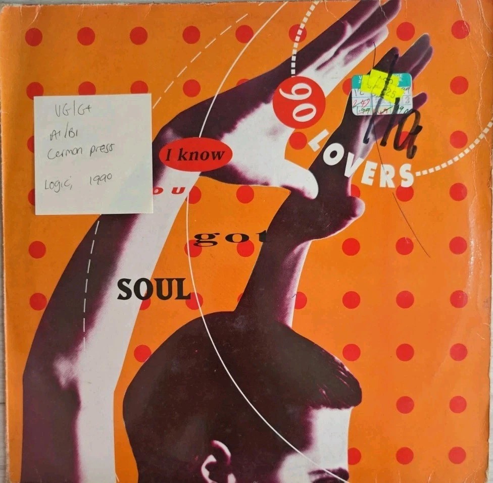 90 Lovers I Know You Got Soul Vinyl Record 12" VG/G+ 613776 1990 sleeve 90 Lovers I Know You Got Soul Vinyl Record 12" VG/G+ 613776 1990 sleeve