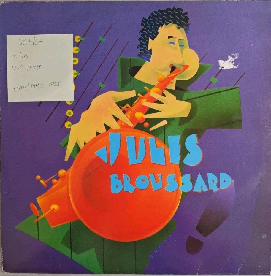 Jules Brousard Self Titled Vinyl Record VG+/G+ ONE7003 1988 sleeve Jules Brousard Self Titled Vinyl Record VG+/G+ ONE7003 1988 sleeve
