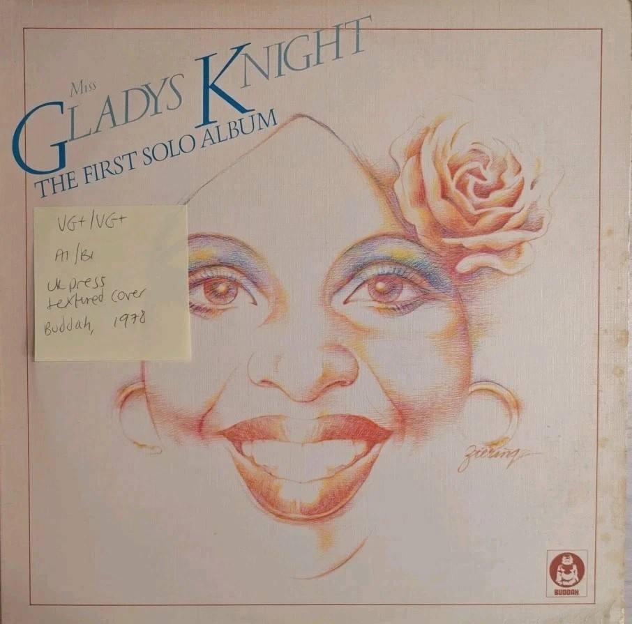 Miss Gladys Knight The First Solo Album Vinyl Record LP VG+/VG+ BDLP 4056 1978 vinyl record sleeve Miss Gladys Knight The First Solo Album Vinyl Record LP VG+/VG+ BDLP 4056 1978 vinyl record sleeve