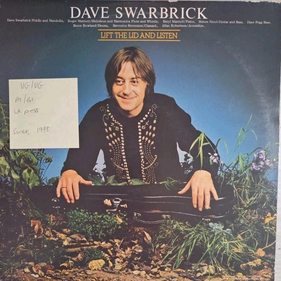 Dave Swarbrick Lift The Lid And Listen Vinyl Record LP VG/VG SNTF763 1978 sleeve Dave Swarbrick Lift The Lid And Listen Vinyl Record LP VG/VG SNTF763 1978 sleeve