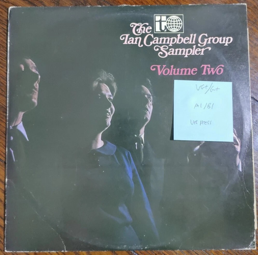 The Ian Campbell Group Sampler Volume Two Vinyl Record VG+/G+ TRASAM12 1st Press sleeve The Ian Campbell Group Sampler Volume Two Vinyl Record VG+/G+ TRASAM12 1st Press sleeve