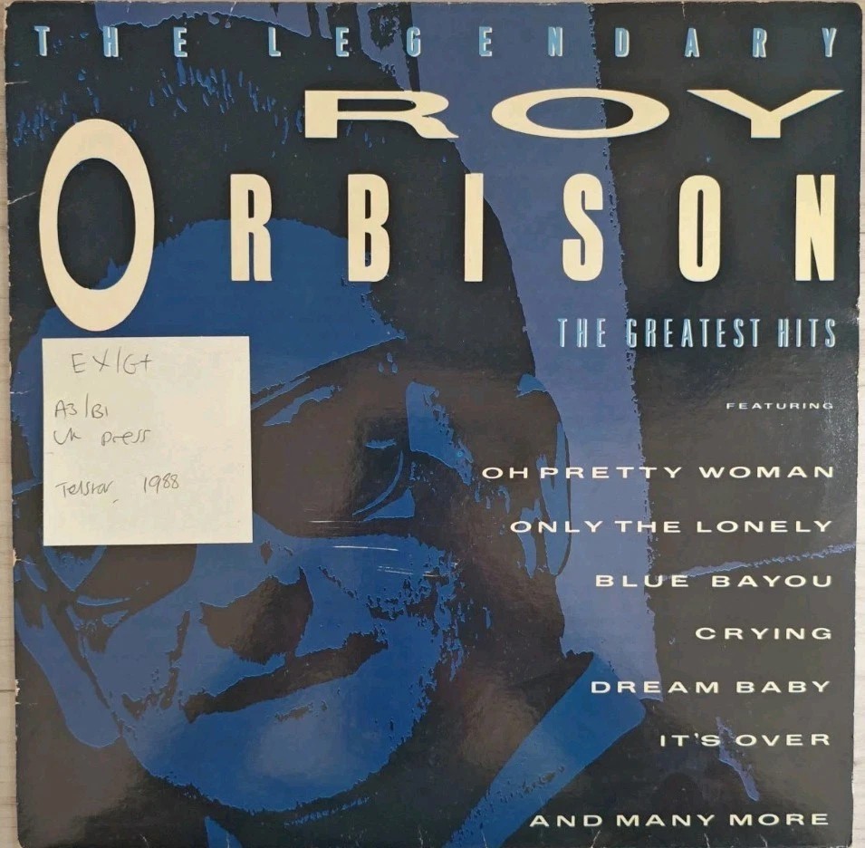 Roy Orbison The Legendary Roy Orbison Vinyl Record LP EX/G+ STAR 2330 1988 sleeve Roy Orbison The Legendary Roy Orbison Vinyl Record LP EX/G+ STAR 2330 1988 sleeve