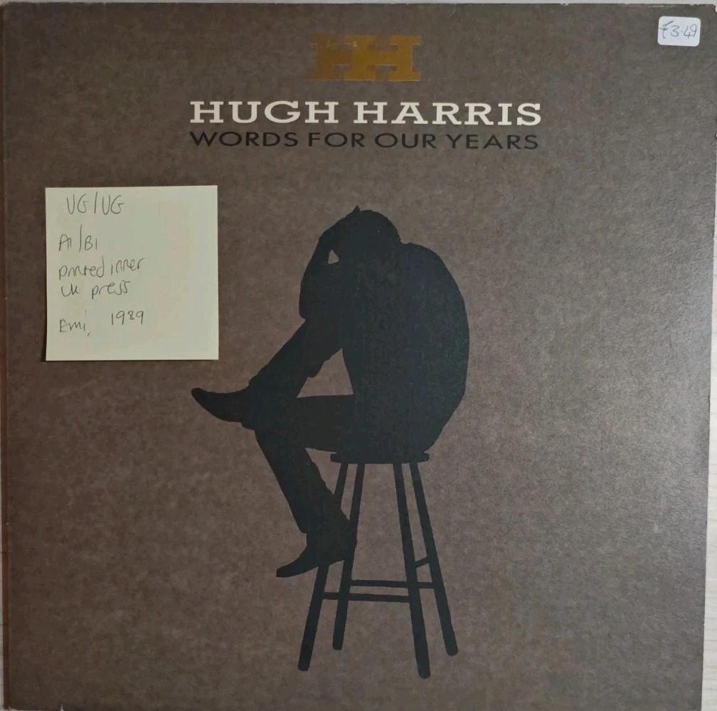 Hugh Harris Words For Our Years Vinyl Record LP VG/VG EST2105 1989 sleeve Hugh Harris Words For Our Years Vinyl Record LP VG/VG EST2105 1989 sleeve