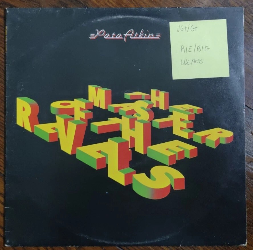 Pete Atkin Master of the Revels Vinyl Record LP VG+/G+ PL25041 1973 1st Press vinyl record sleeve Pete Atkin Master of the Revels Vinyl Record LP VG+/G+ PL25041 1973 1st Press vinyl record sleeve
