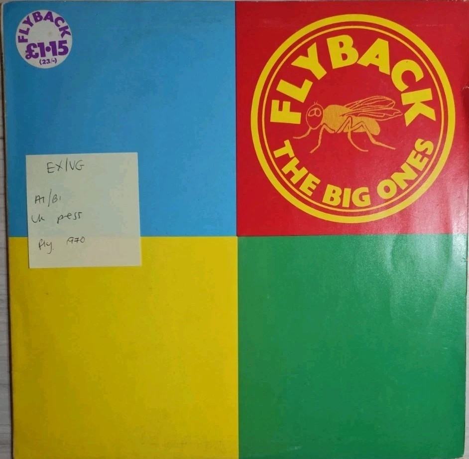 Flyback The Big Ones Vinyl Record EX/VG TON1 1970 sleeve Flyback The Big Ones Vinyl Record EX/VG TON1 1970 sleeve