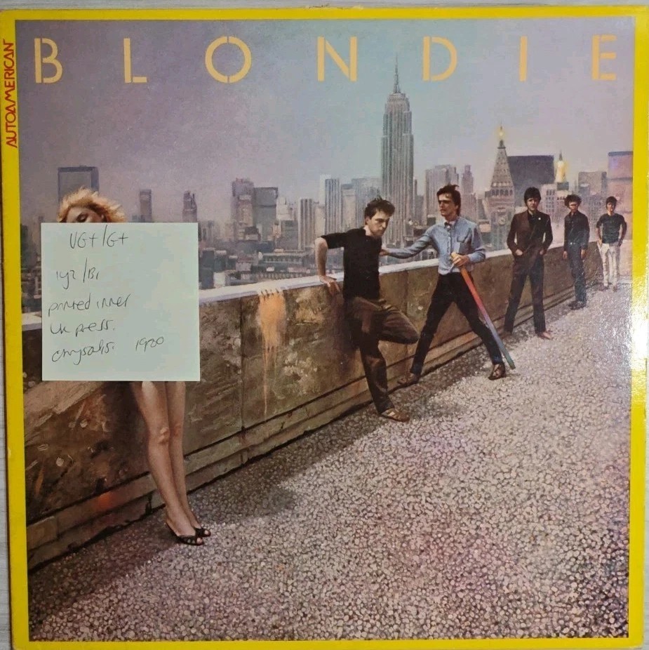 Blondie Autoamerican Vinyl Record LP VG+/G+ CDL1290 1980 sleeve Blondie Autoamerican Vinyl Record LP VG+/G+ CDL1290 1980 sleeve