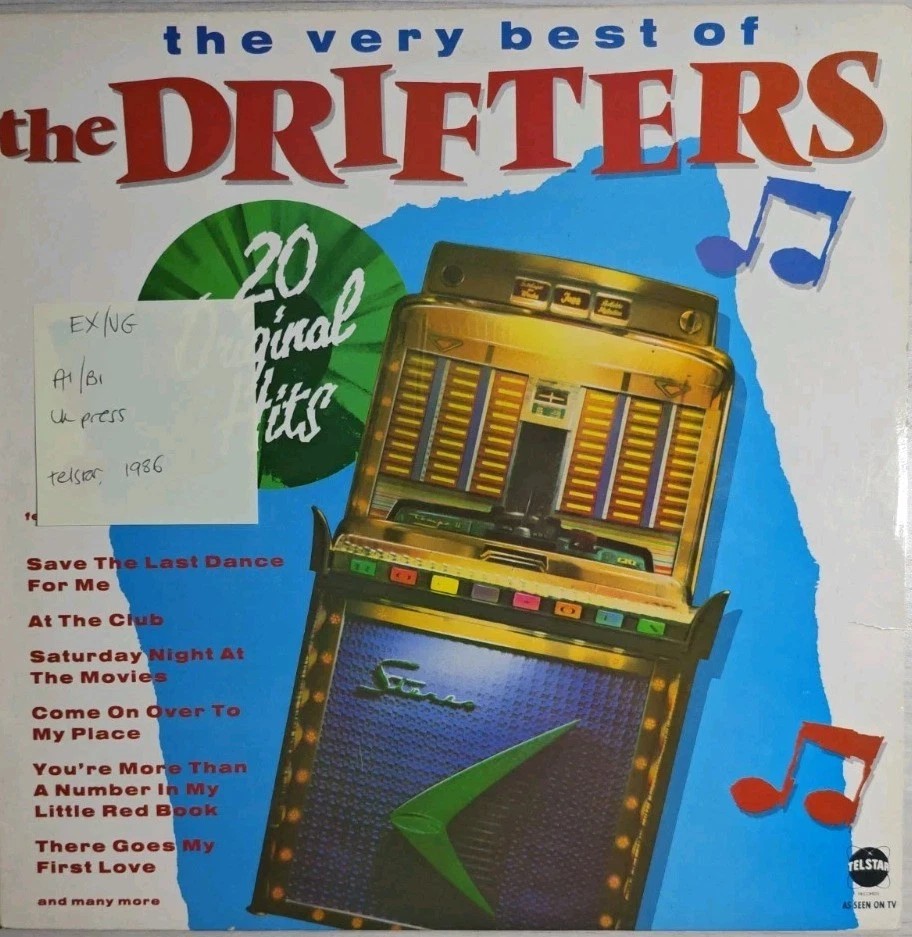 The Very Best Of The Drifters Vinyl Record LP EX/VG STAR2280 1986 sleeve The Very Best Of The Drifters Vinyl Record LP EX/VG STAR2280 1986 sleeve