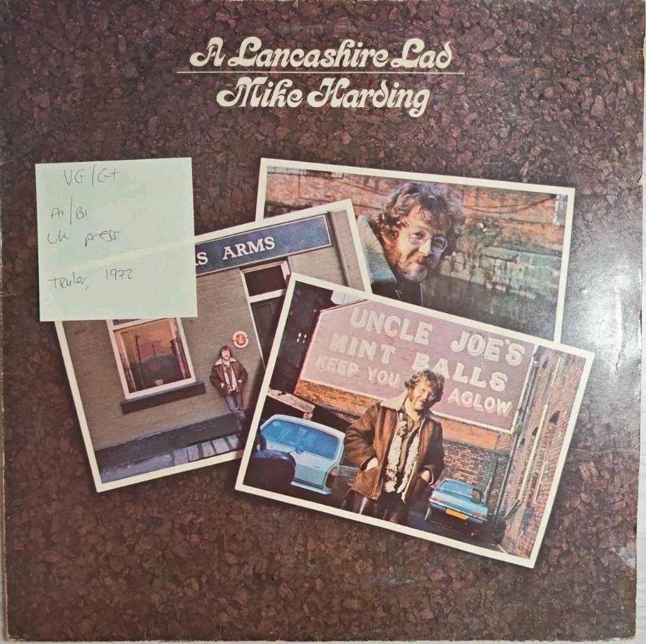 Mike Harding A Lancashire Lad Vinyl Record LP VG+/VG+ LER 2039 1972 vinyl record sleeve Mike Harding A Lancashire Lad Vinyl Record LP VG+/VG+ LER 2039 1972 vinyl record sleeve