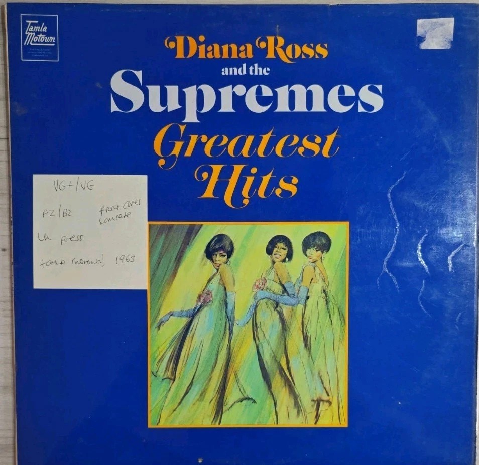 Diana Ross and The Supremes Greatest Hits Vinyl Record LP VG+/VG TML 11063 1968 sleeve Diana Ross and The Supremes Greatest Hits Vinyl Record LP VG+/VG TML 11063 1968 sleeve