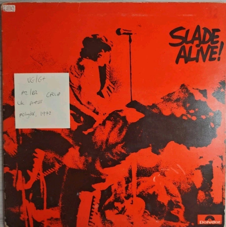 Slade Alive! Vinyl Record LP VG/G+ 2383101 1972 sleeve Slade Alive! Vinyl Record LP VG/G+ 2383101 1972 sleeve