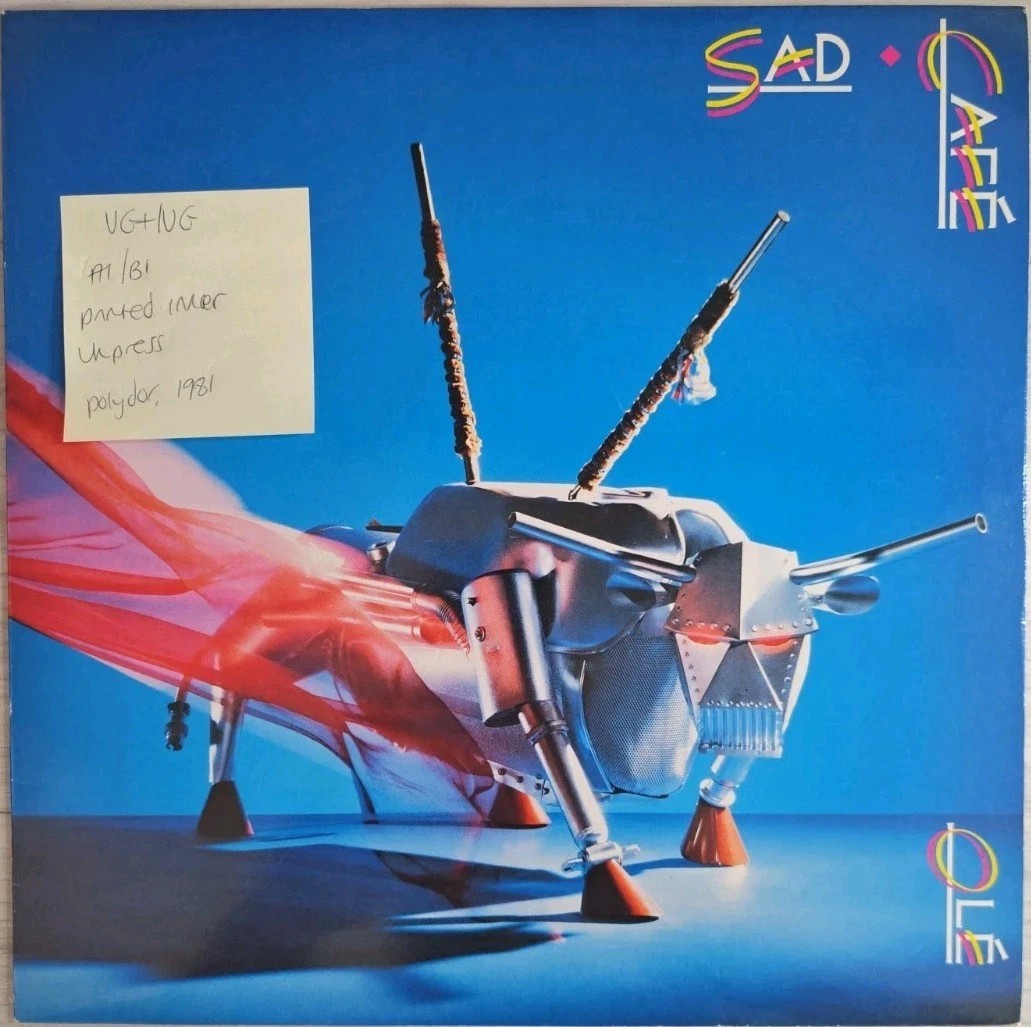 Sad Cafe Ole Vinyl Record LP VG+/VG POLD5045 1981 sleeve Sad Cafe Ole Vinyl Record LP VG+/VG POLD5045 1981 sleeve