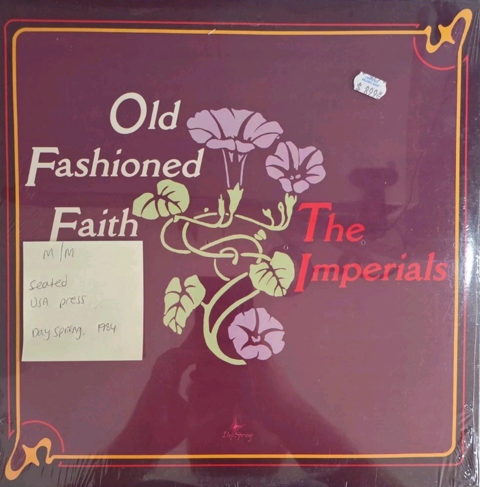 The Imperials Old Fashioned Faith Vinyl Record M/M SPCN7-01 1984 vinyl record sleeve The Imperials Old Fashioned Faith Vinyl Record M/M SPCN7-01 1984 vinyl record sleeve