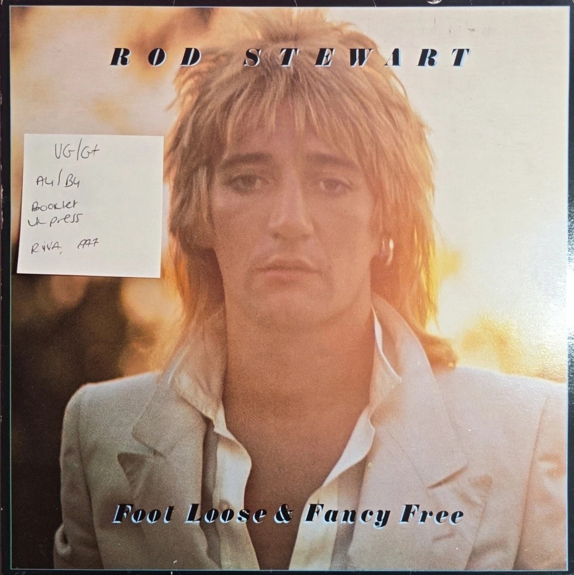 Rod Stewart Foot Loose & Fancy Free Vinyl Record LP VG/G+ RVLP 5 1977 sleeve Rod Stewart Foot Loose & Fancy Free Vinyl Record LP VG/G+ RVLP 5 1977 sleeve