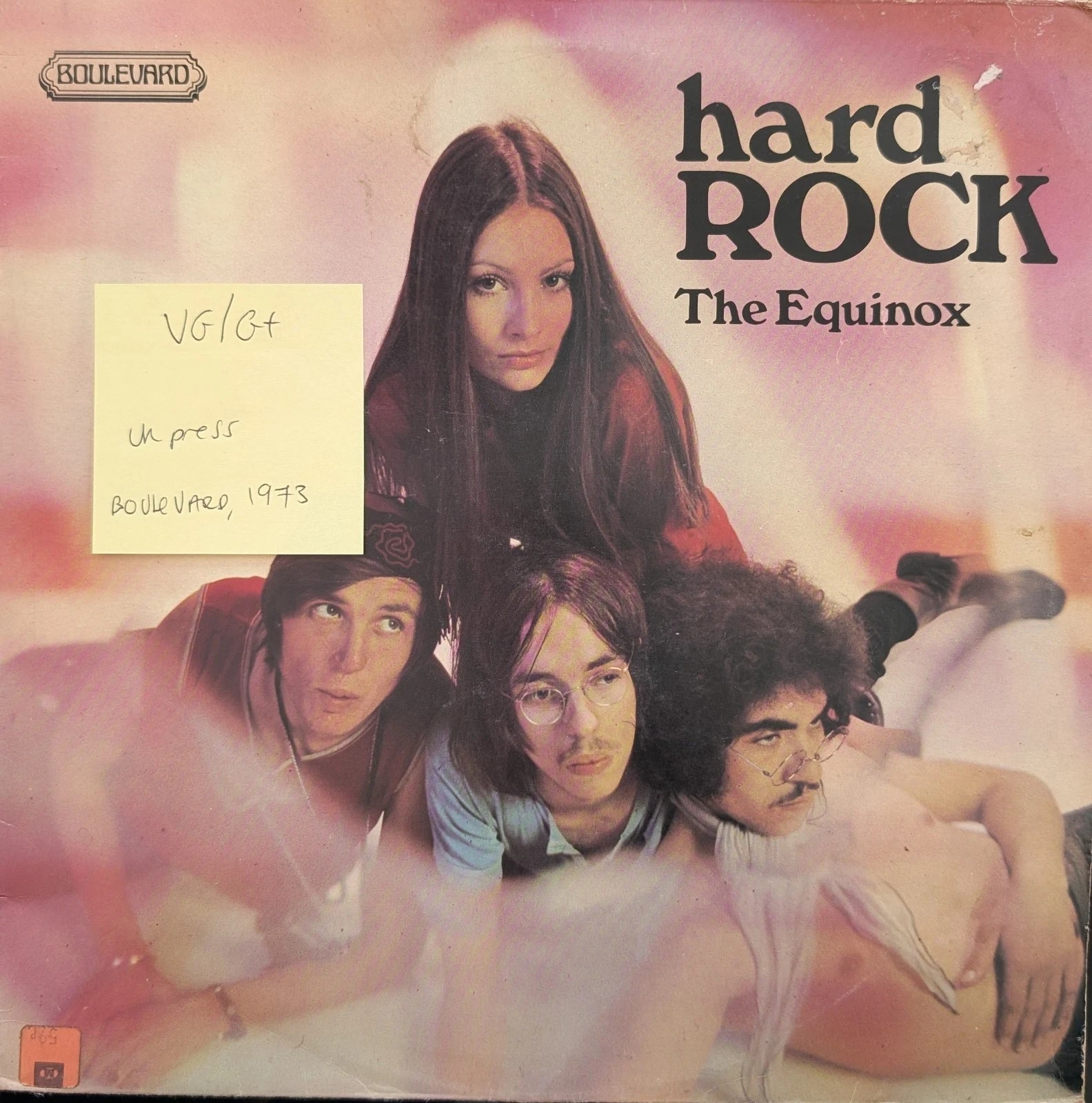 The Equinox Hard Rock Vinyl Record VG/G+ 4118 1973 sleeve The Equinox Hard Rock Vinyl Record VG/G+ 4118 1973 sleeve