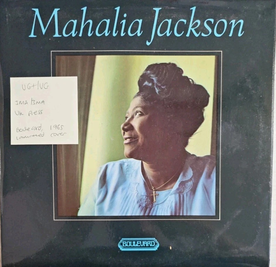 Mahalia Jackson Self Titled Vinyl Record VG+/VG 4024 1965 vinyl record sleeve Mahalia Jackson Self Titled Vinyl Record VG+/VG 4024 1965 vinyl record sleeve