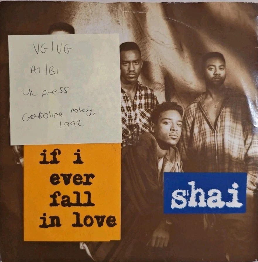 Shai If I Ever Fall In Love Vinyl Record 7" VG/VG MCS1727 1992 sleeve Shai If I Ever Fall In Love Vinyl Record 7" VG/VG MCS1727 1992 sleeve