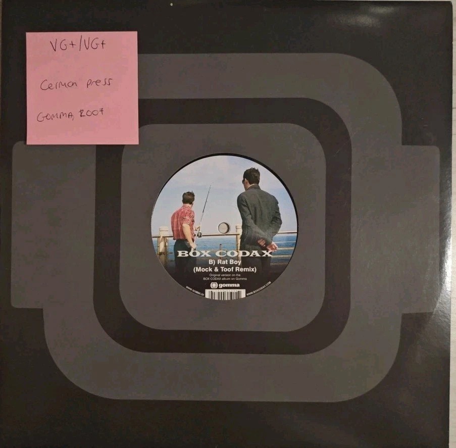 Box Codax Missed Her Kiss / Rat Boy (Remixes) Vinyl Record VG+/VG+ GOMMA093 2007 sleeve Box Codax Missed Her Kiss / Rat Boy (Remixes) Vinyl Record VG+/VG+ GOMMA093 2007 sleeve