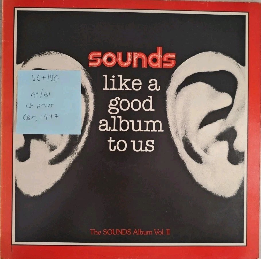 Sounds Like A Good Album To Us Vinyl Record VG+/VG CBSSound2 1977 sleeve Sounds Like A Good Album To Us Vinyl Record VG+/VG CBSSound2 1977 sleeve