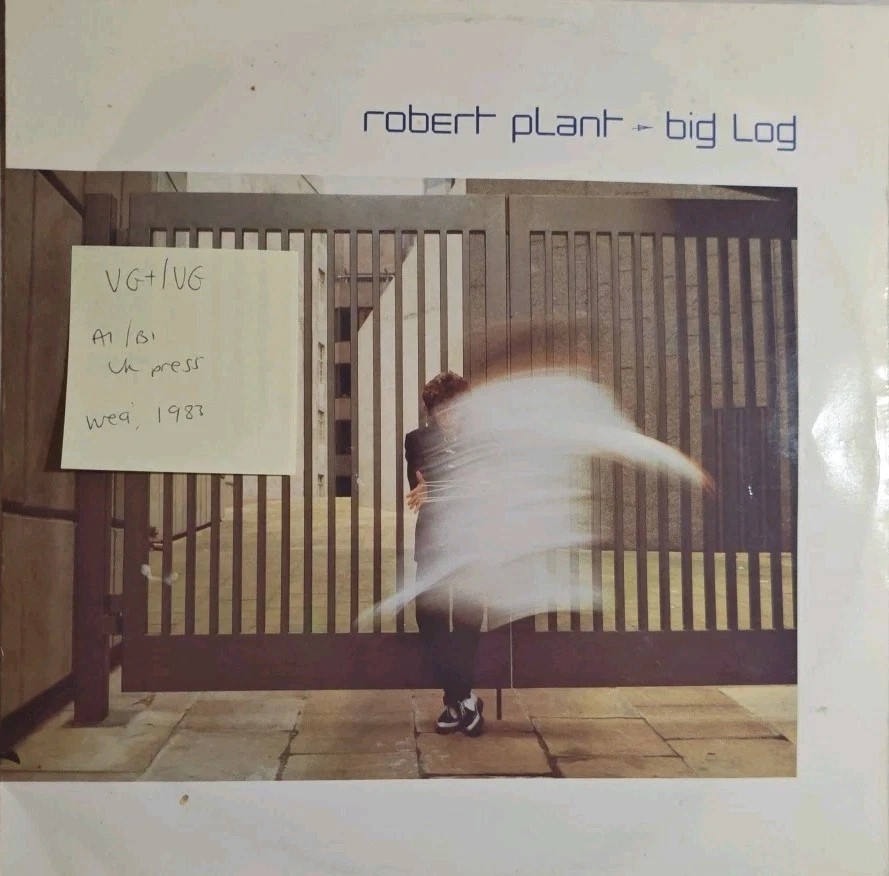 Robert Plant Big Log Vinyl Record 12" VG+/VG B9848T 1983 sleeve Robert Plant Big Log Vinyl Record 12" VG+/VG B9848T 1983 sleeve