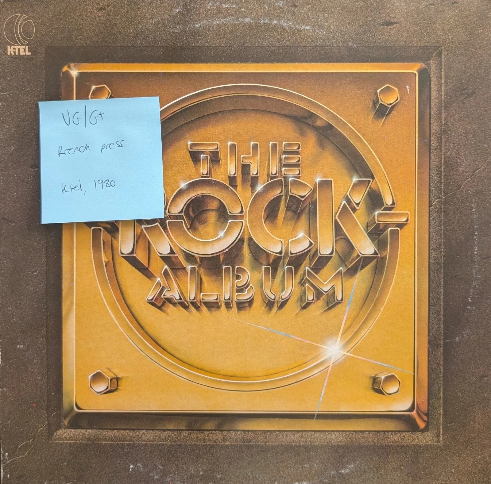 Various The Rock Album Vinyl Record LP VG/G+ BLP80008 1980 sleeve Various The Rock Album Vinyl Record LP VG/G+ BLP80008 1980 sleeve