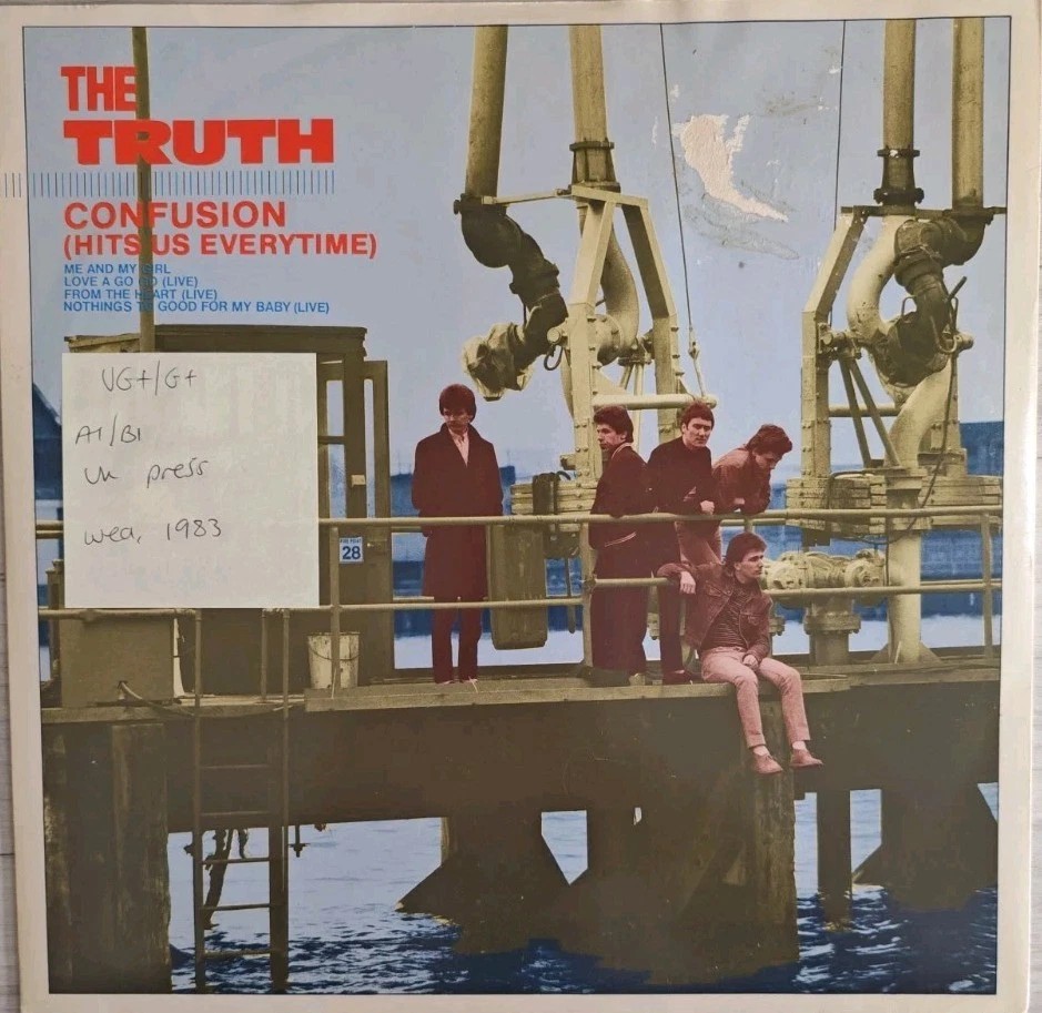 The Truth Confusion Vinyl Record 12" VG+/G+ TRUTH1T 1983 sleeve The Truth Confusion Vinyl Record 12" VG+/G+ TRUTH1T 1983 sleeve