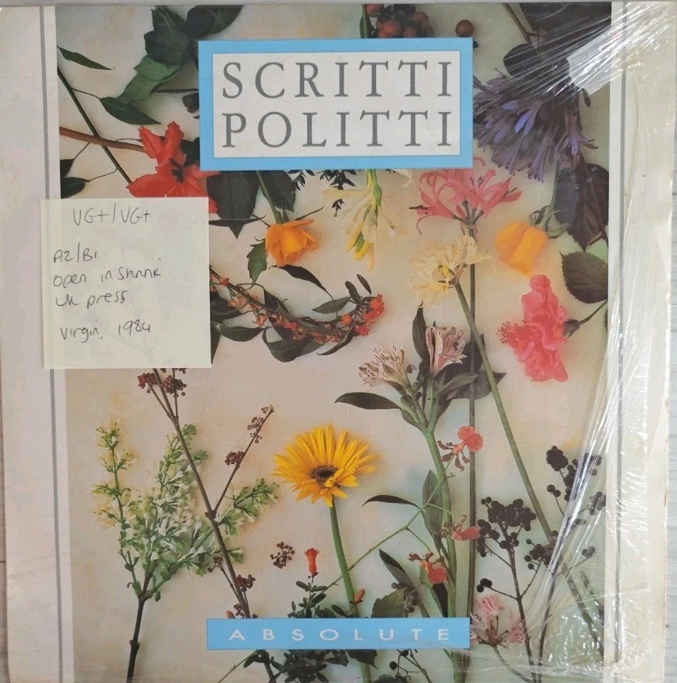 Scritti Politti Absolute Vinyl Record 12" VG+/VG+ VS 680-12 vinyl record sleeve Scritti Politti Absolute Vinyl Record 12" VG+/VG+ VS 680-12 vinyl record sleeve