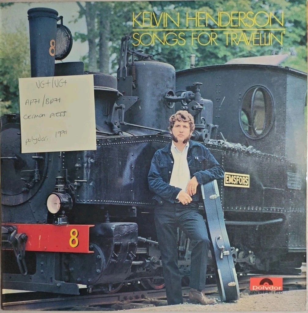 Kelvin Henderson Songs For Travelin Vinyl Record LP VG+/VG+ 2379017 1971 sleeve Kelvin Henderson Songs For Travelin Vinyl Record LP VG+/VG+ 2379017 1971 sleeve