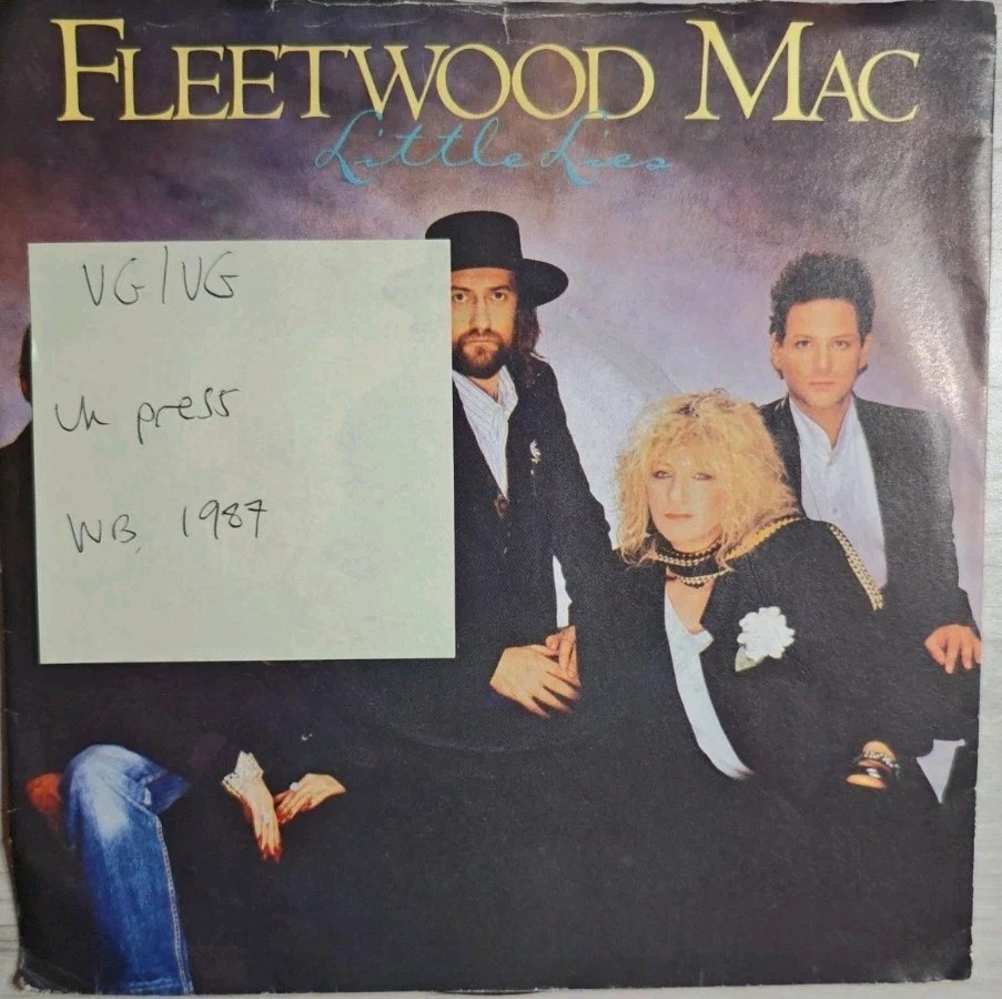 Fleetwood Mac Little Lies Vinyl Record 12" VG/VG W8291T sleeve Fleetwood Mac Little Lies Vinyl Record 12" VG/VG W8291T sleeve