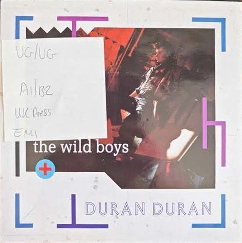 Duran Duran The Wild Boys Vinyl Record 7" VG/VG DURAN 3 1984 vinyl record sleeve Duran Duran The Wild Boys Vinyl Record 7" VG/VG DURAN 3 1984 vinyl record sleeve