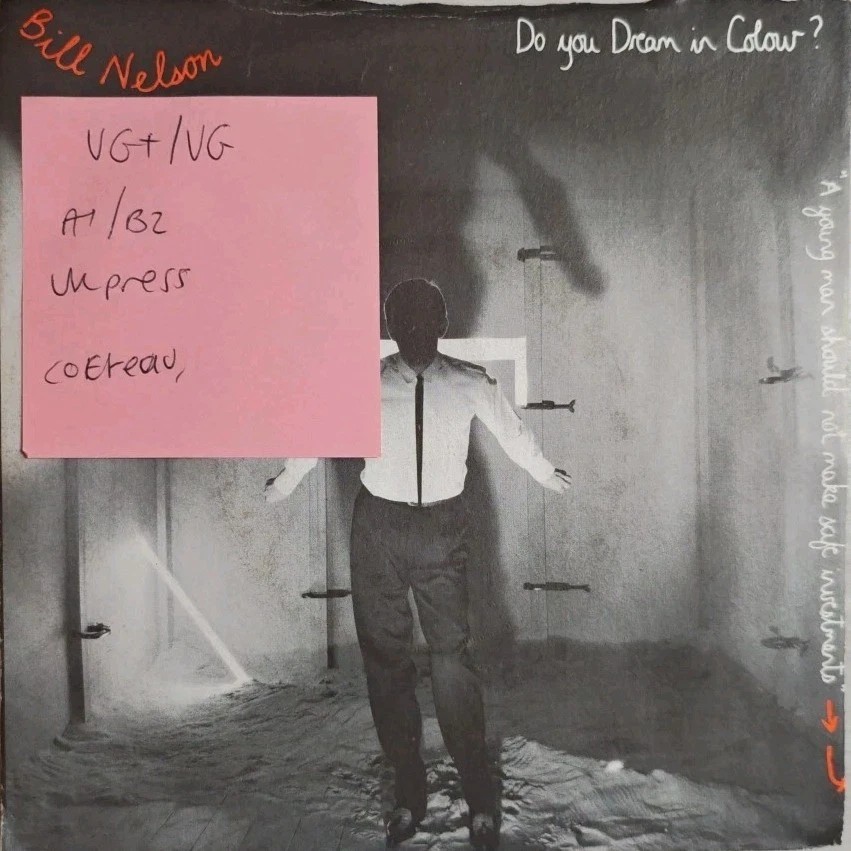Bill Nelson Do You Dream in Colour? Vinyl Record 7" VG+/VG COQ1 sleeve Bill Nelson Do You Dream in Colour? Vinyl Record 7" VG+/VG COQ1 sleeve